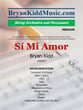 Si Mi Amor Orchestra sheet music cover